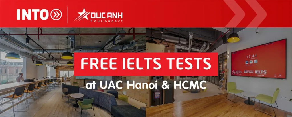 MIỄN LỆ PHÍ THI IELTS KHI DU HỌC UK CÙNG INTO