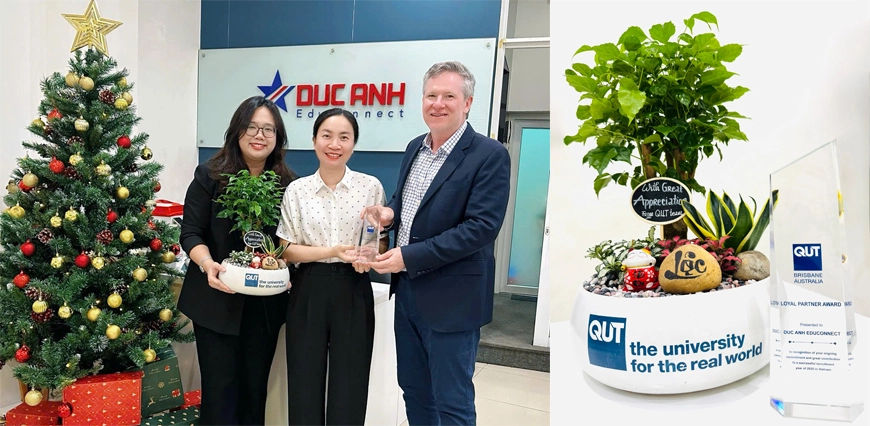 ĐỨC ANH EDUCONNECT NHẬN GIẢI “LOYAL PARTNER AWARD 2025” TỪ QUEENSLAND UNIVERSITY OF TECHNOLOGY– ÚC
