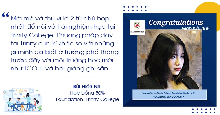 Gặp cô bạn “ẵm trọn” học bổng cao nhất của Trinity College- University of Melbourne No.1 Australia