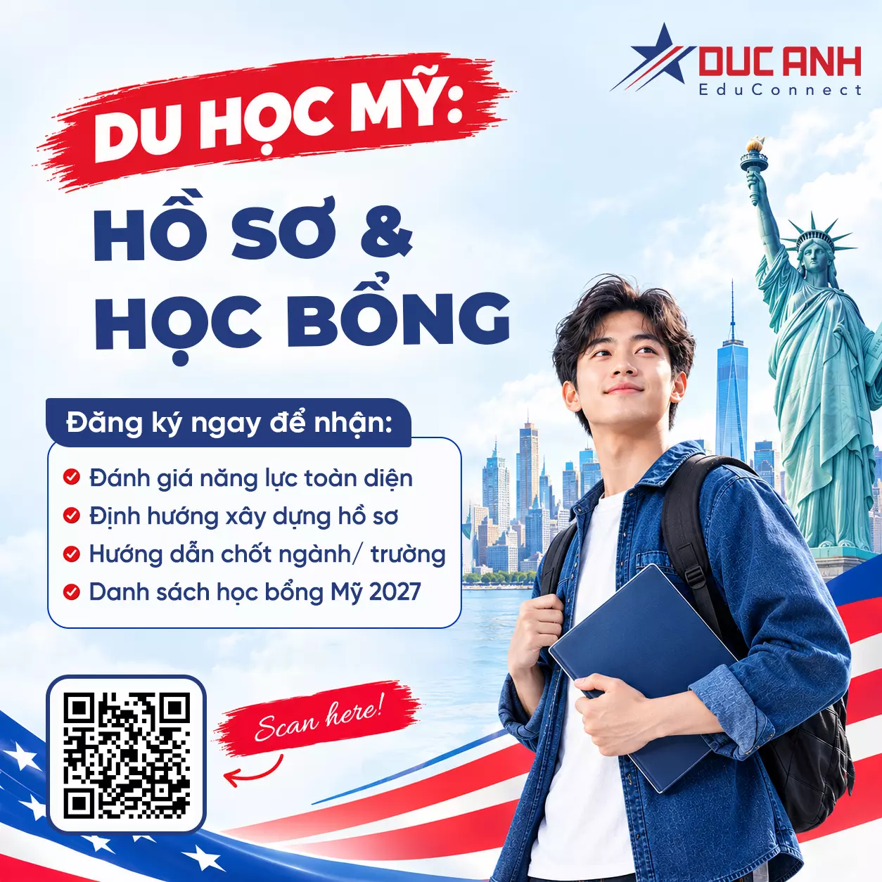 DU HỌC MỸ: XÂY DỰNG HỒ SƠ – TỐI ƯU CƠ HỘI HỌC & HỌC BỔNG