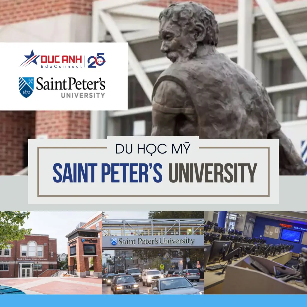 DU HỌC MỸ: HỌC BỔNG LÊN TỚI $15.000 TỪ ĐẠI HỌC SAINT PETER’S