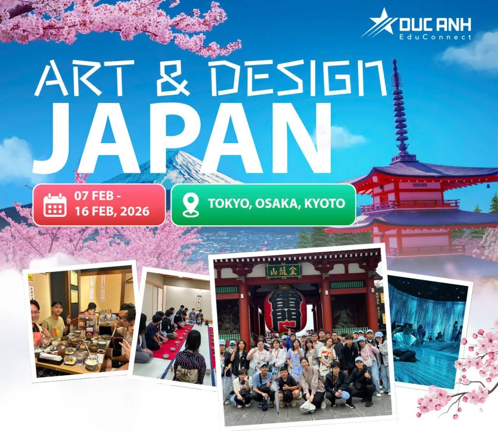 Trại Tết Nhật Bản 2026: Khám phá Tokyo- Kyoto- Osaka