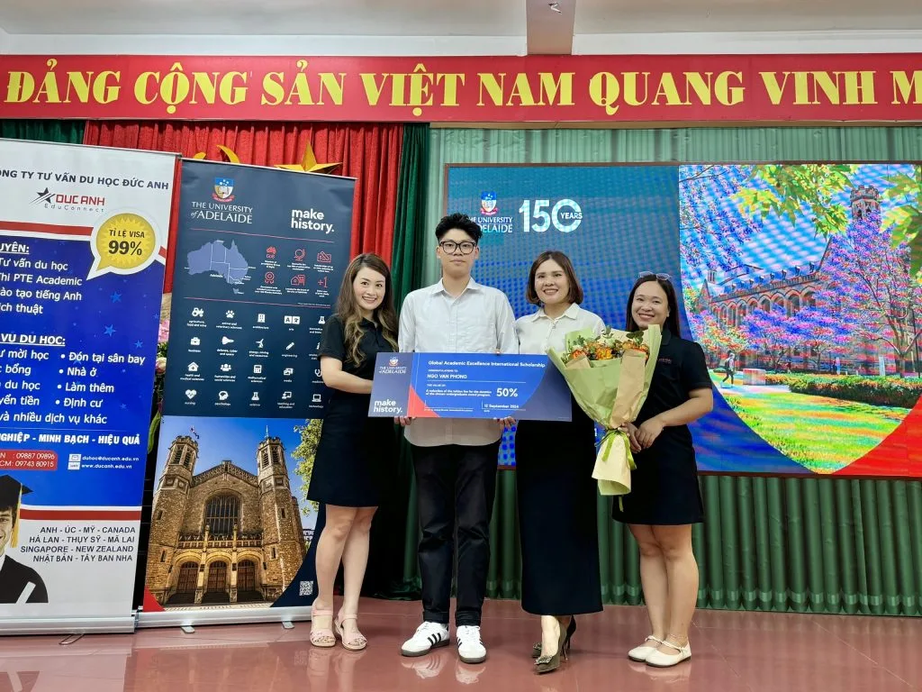 Học sinh không Chuyên tự tin chinh phục học bổng cao nhất của ĐH Adelaide!